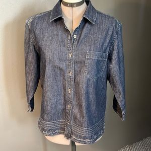 J Jill denim shirt, size medium